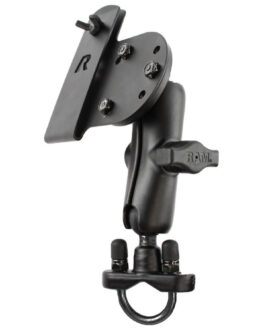 Ram Handgun Holster Handlebar Mount Kit w/ Rail Base & Dual Socket Arm