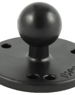 Ram Base - 2.5" Round Base w/ AMPs Hole Pattern And 1" Ball IN BAG