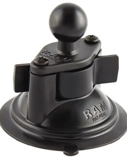 Ram Base - 3.25" Round Suction Cup Twist Lock Base w/ 1" Ball