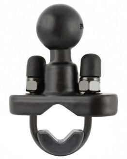 Ram Base - Zinc Coated U-Bolt Base w/ 1" Ball For Rails .5"-1.25" IN BAG