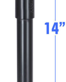 Ram Arm - 14" Long Extension Pole w/ Two 1" Ball Ends & Dual Socket Arm