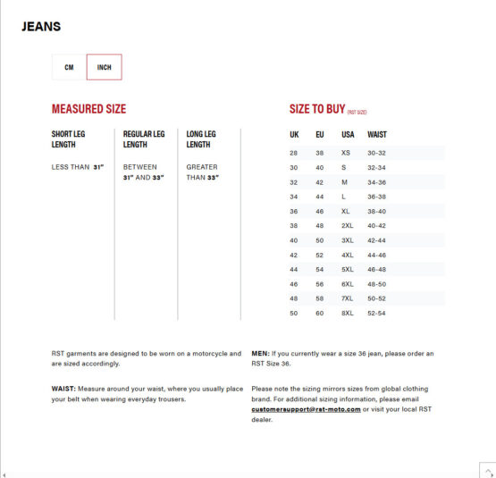 RST Tech Pro Riding Jeans Mid Blue XL - Image 3