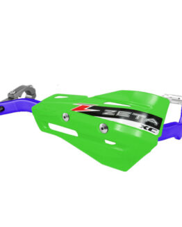 Drop Handguard Handlebar Armor / XC Protector Kit - 1-1/8" Green / Blue