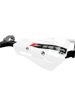 Drop Handguard Handlebar Armor / XC Protector Kit - 1-1/8" White / - Black