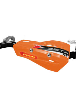 Drop Handguard Handlebar Armor / XC Flasher Protector Kit 7/8" Orange / - Black