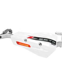 Drop Handguard Handlebar Armor / XC Flasher Protector Kit 7/8" White / Gray