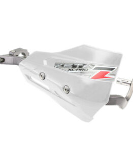 Drop Handguard Handlebar Armor / XC Pro Protector Kit 1-1/8" White / Gray