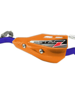 Drop Handguard Handlebar Armor / X2 Protector Kit - 1-1/8" Orange / Blue