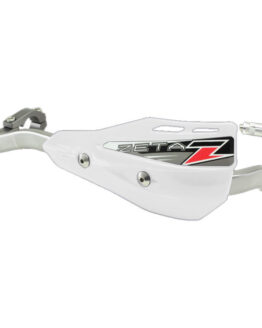 Drop Handguard Handlebar Armor / X2 Protector Kit - 1-1/8" White / Gray