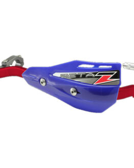 Drop Handguard Handlebar Armor / X2 Protector Kit - 1-1/8" Blue / Red