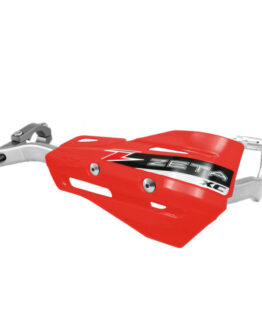 Drop Handguard Handlebar Armor / XC Protector Kit - 7/8" Red / Gray