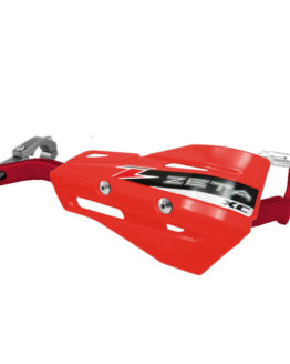 Drop Handguard Handlebar Armor / XC Protector Kit - 7/8" Red / Red