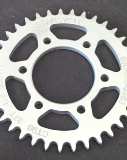 Aluminum Rear Sprocket - 37 Teeth 428, 6 Bolt Holes w/ 84mm Bolt Circle