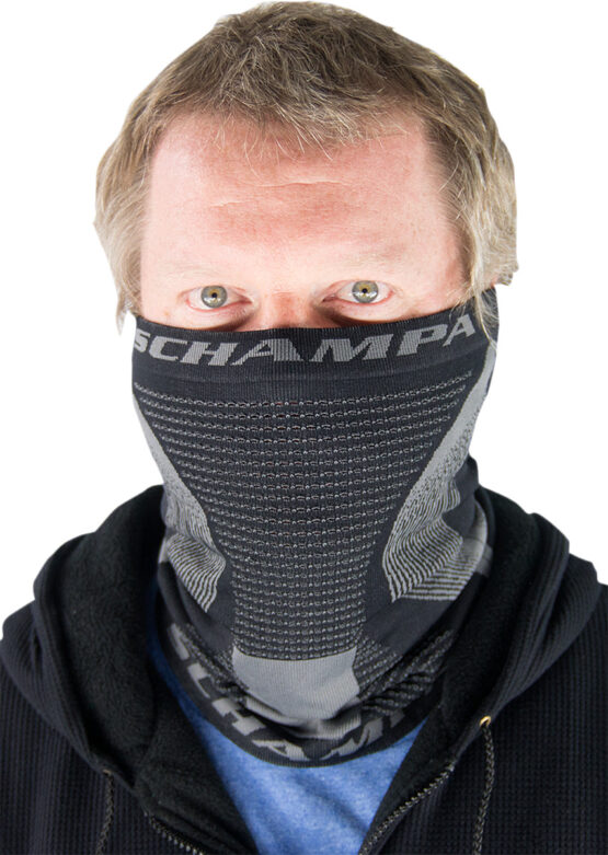 Pro Series Neckgaiter Black One Size by Schampa & Dirt Skins