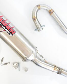 Stainless Full Motorcycle Exhaust w/SA