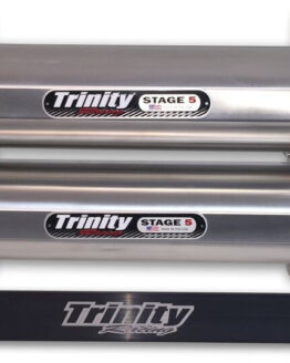 Stage 5 Slip On Exhaust - Dual Brushed Mufflers