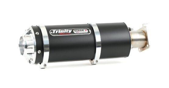 Black Aluminum Slip On Exhaust - Image 2