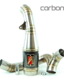 Carbon Fiber Center Stainless Steel GP Slip On Exhaust