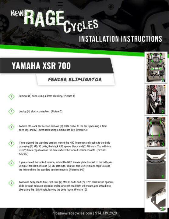 Fender Eliminator w/ Tail Light & Signals - Image 6