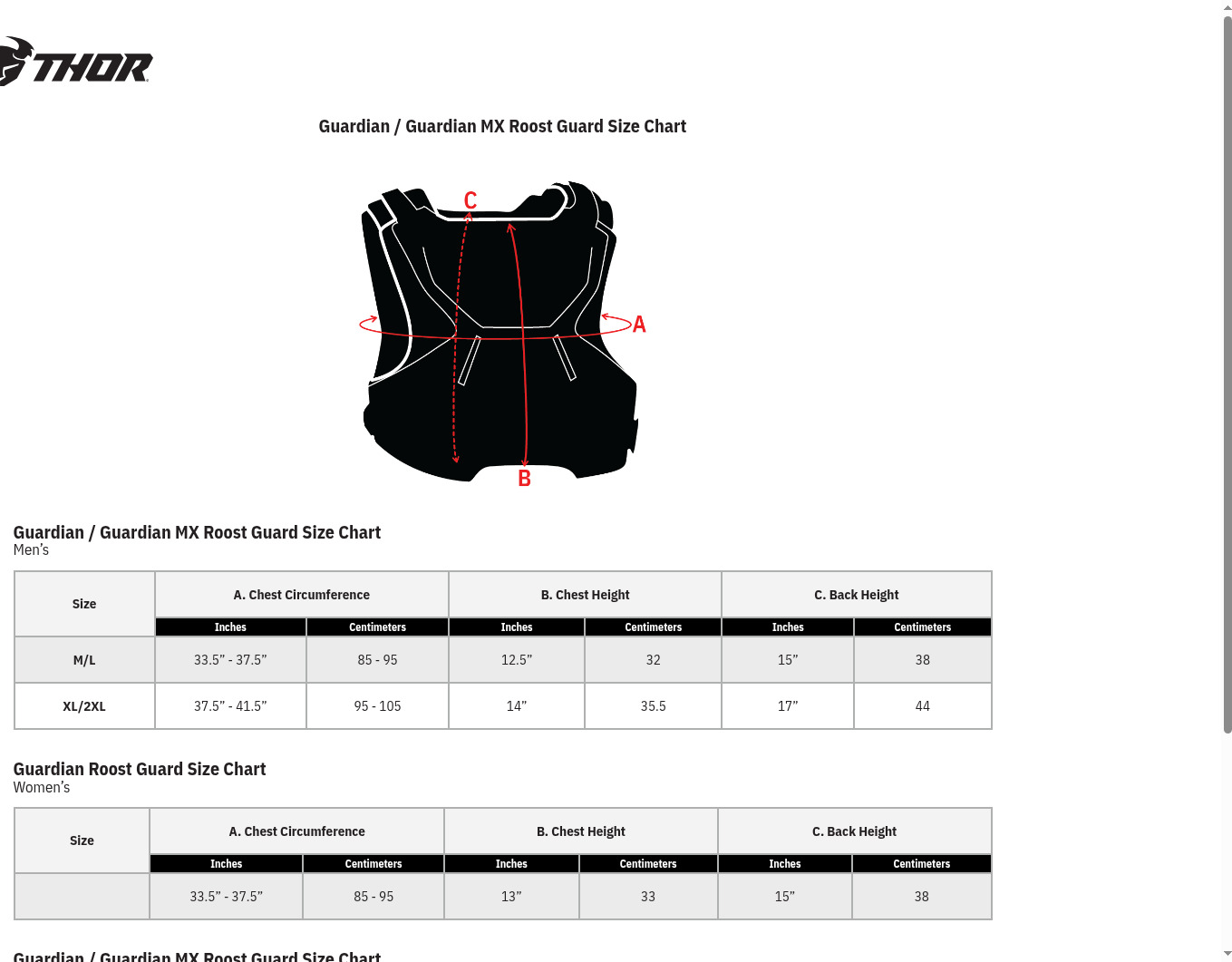 Thor Guardian Roost Deflector Red Black M/L Men's - Image 3