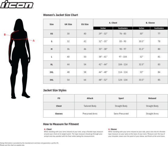 ICON Women's Overlord3 Mesh Jacket Green/Black M - Image 3