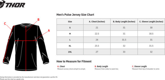 Thor Terrain Jersey Charcoal Black Men's Medium - Image 5
