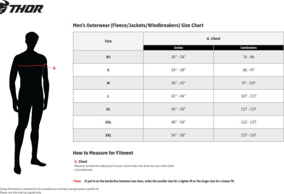 THOR Heavyweight Tour Jacket Black XL Men's - Image 4