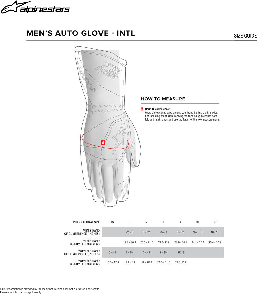 Crossland Motorcycle Gloves Black/Red 2X-Large - Image 3