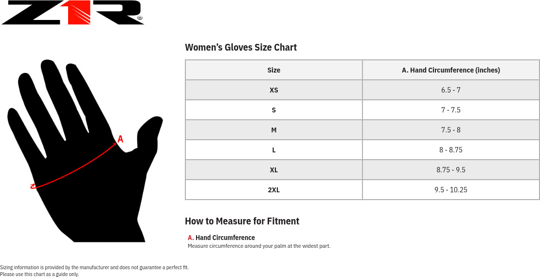 Z1R Recoil 2 Women's Gloves Black XS - Image 3