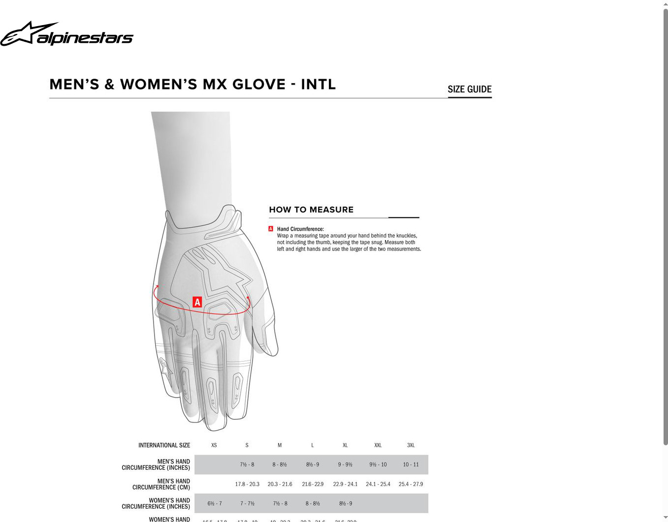 Alpinestars Techstar MX Gloves Black/Fluo Yellow Medium Men's - Image 5