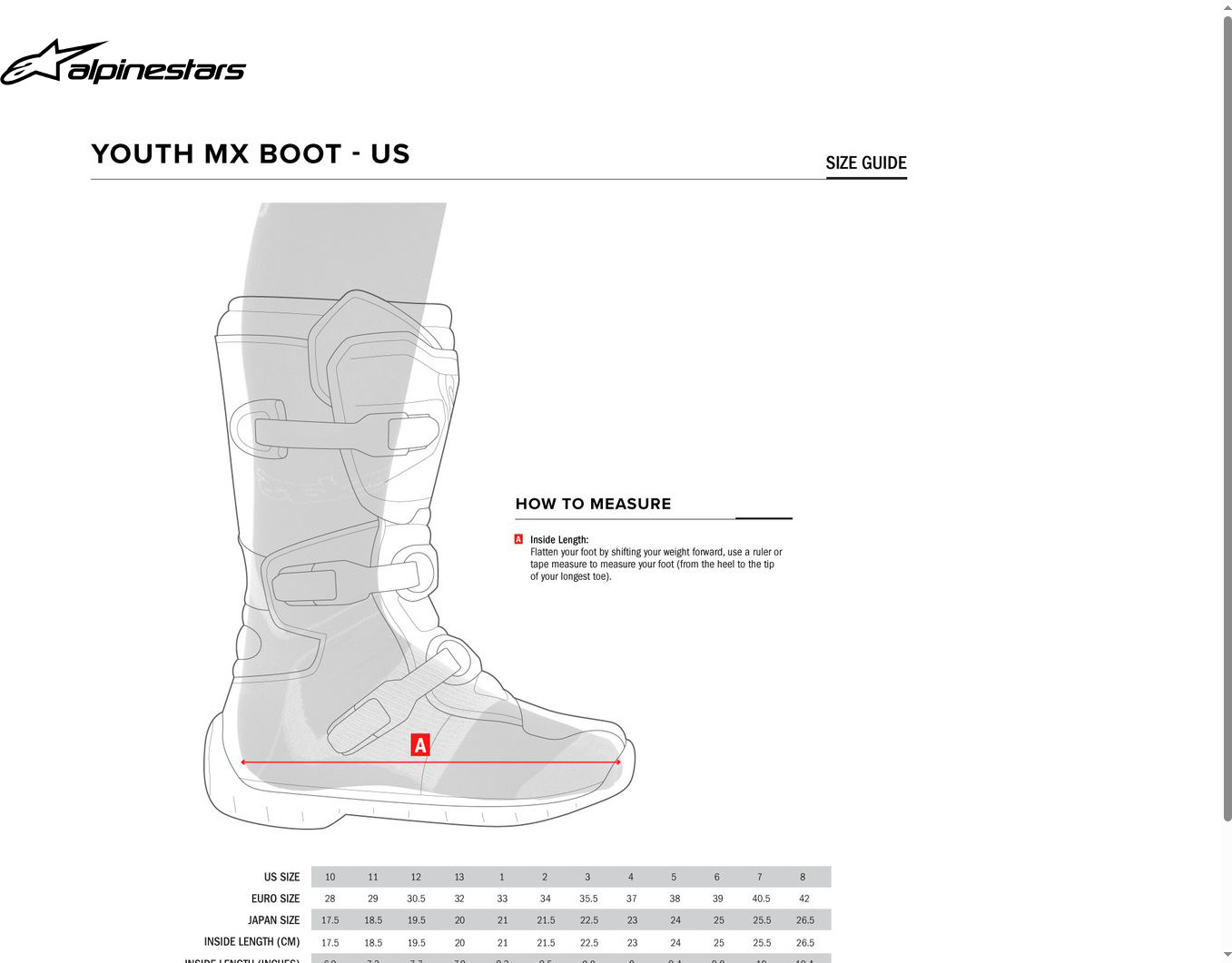Alpinestars Youth Tech 7S Boots White Black Rainbow US 3 / EU 35.5 - Image 5