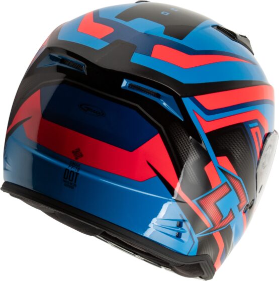 GMAX FF-18 Drift Full Face Helmet Black/Blue/Red Large - Image 3
