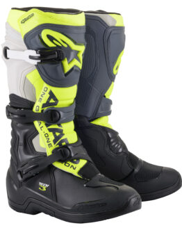 Alpinestars Tech 3 Boots Black/Gray/Fluorescent Yellow US 9