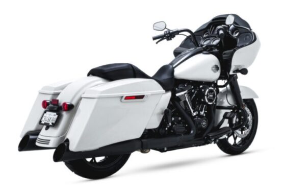 Vance & Hines Backslash 450 Slip-On Exhaust Black 4.5" Fits 17-22 Touring - Image 2