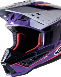Alpinestars S-M5 Sail Helmet Violet/Black/Silver X-Small