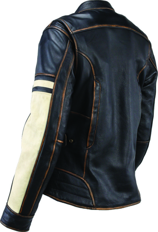 Kuryakyn Dame Vintage Leather Jacket Black Womens Small - Image 11