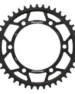Supersprox Steel Rear Sprocket 42T 530 Black Fits 90-06 Kawasaki, 96-07 Suzuki