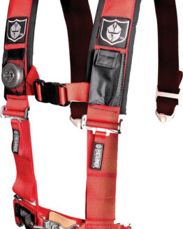 4PT Harness 3" Pads Red