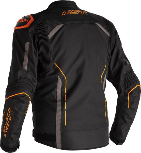 RST S1 CE Textile Jacket Black/Grey/Neon Orange Large - Image 2