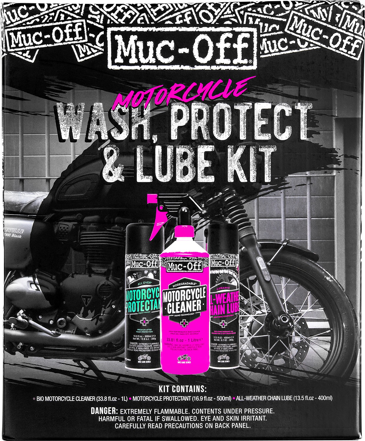 Motorcycle Wash, Protect & Lube Kit - Image 3