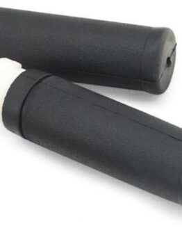 Biker's Choice Stock Rubber Grips with Sleeve Black Pair 491282