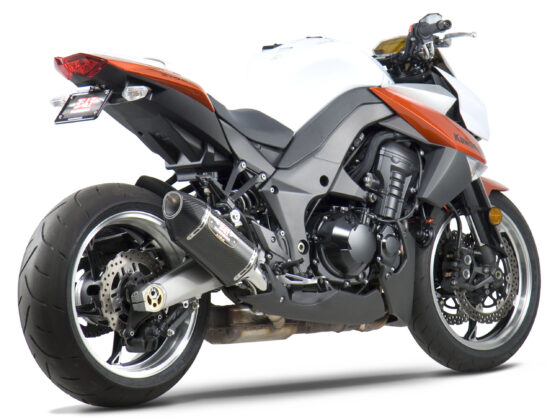 Street R77 Street Carbon Fiber Dual Slip On Exhaust - Image 3