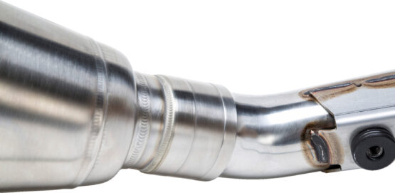 Yoshimura RS-12 Signature Full Exhaust CF Cap Silver Fits 18-21 Suzuki RMZ450 - Image 7