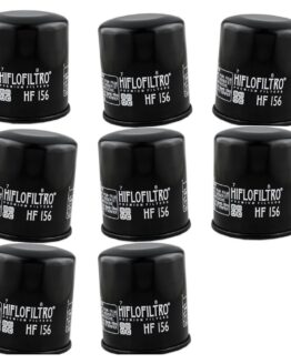 HF156 Oil Filter - Black - 8 Pack