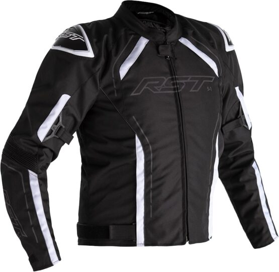 RST S1 CE Textile Jacket Black/Black/White Small
