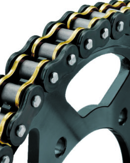 BikeMaster 520x130 BMXR X-Ring Chain Black Gold