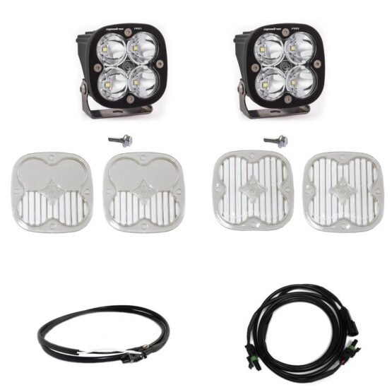 Baja Designs A-Pillar Light Kit Squadron Pro Spot w/Upfitter Fits 2021+ Bronco