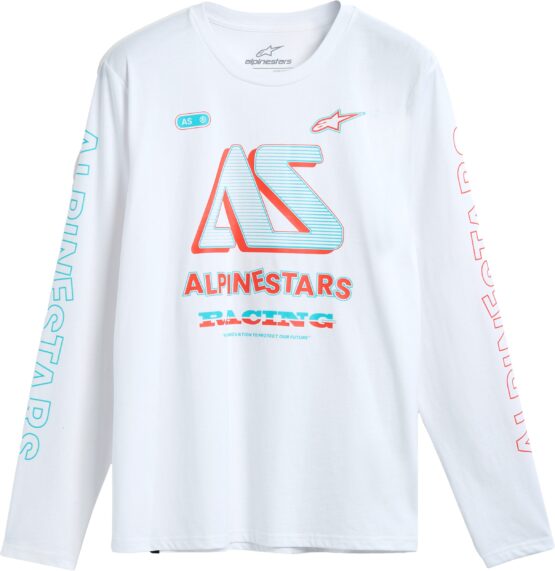 Alpinestars Ayess LS CSF Tee White Medium Men's Long Sleeve Shirt