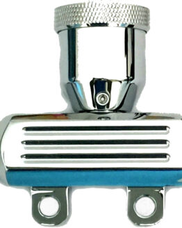 HardDrive Smooth Rear Master Cylinder Chrome