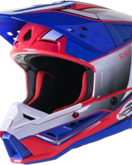 Alpinestars S-M5 Sail Helmet 2X White/Pink/Blue XXL